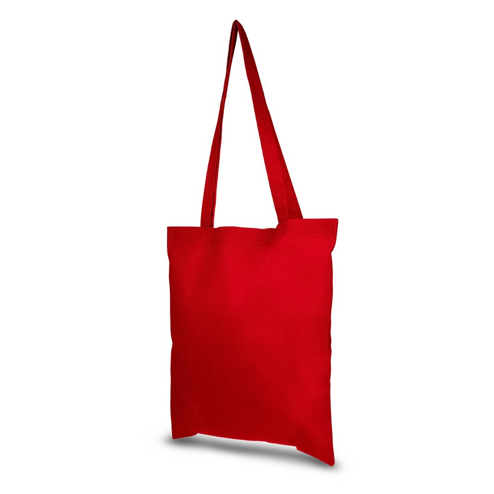 Torba na zakupy | Santrell z nadrukiem Twojego logo, materiał: non-woven, kolor: czerwony Torba na zakupy | Santrell z nadrukiem Twojego logo, materiał: non-woven, kolor: czerwony