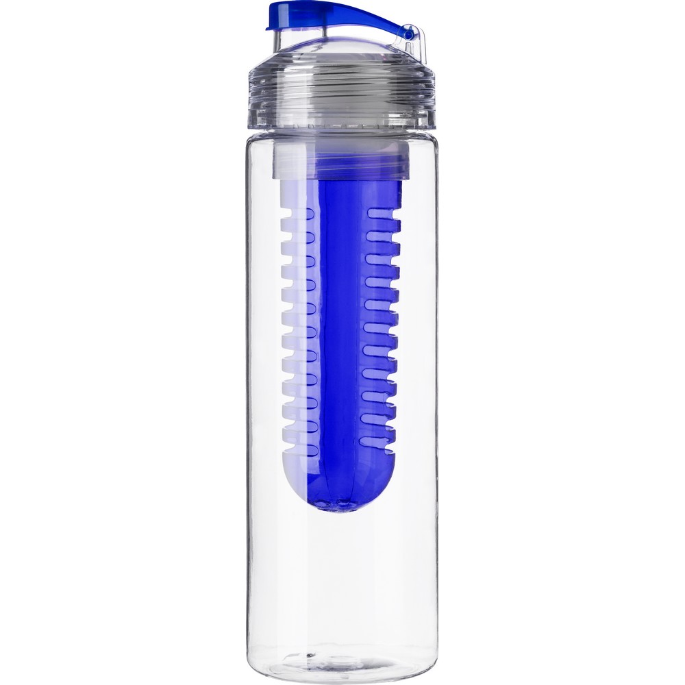 Butelka sportowa 650 ml | Carter z nadrukiem Twojego logo, materiał: ps, tritan, as, kolor: granatowy Butelka sportowa 650 ml | Carter z nadrukiem Twojego logo, materiał: ps, tritan, as, kolor: granatowy