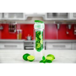 Butelka sportowa 650 ml | Carter z nadrukiem Twojego logo, materiał: ps, tritan, as, kolor: jasnozielony