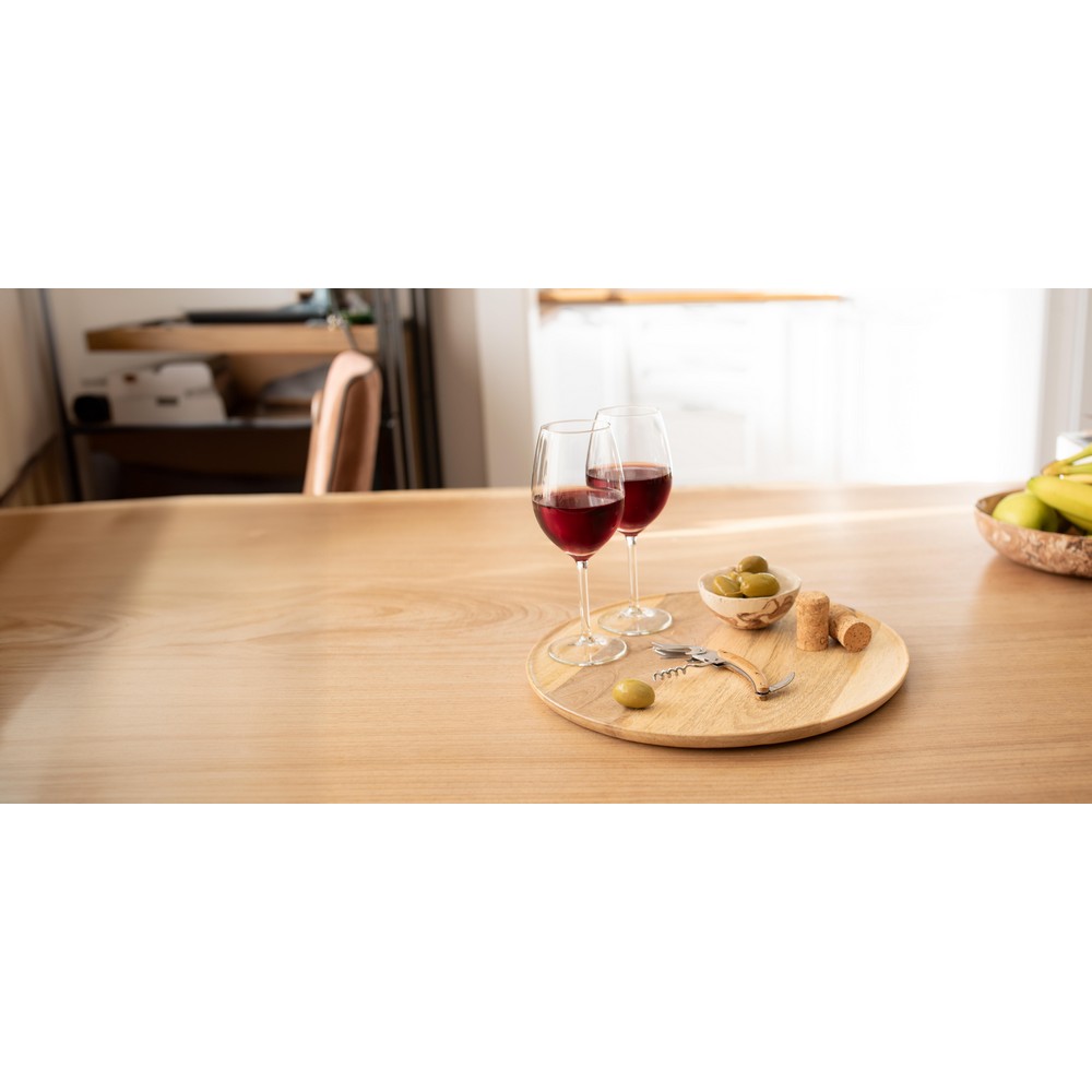 Bambusowy nóż kelnerski z nadrukiem Twojego logo, materiał: bambus, stal nierdzewna, stal, kolor: brązowy Bambusowy nóż kelnerski z nadrukiem Twojego logo, materiał: bambus, stal nierdzewna, stal, kolor: brązowy