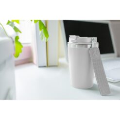 Kubek termiczny 350 ml | Nairod z nadrukiem Twojego logo, materiał: pp, stal nierdzewna, stal, kolor: biały