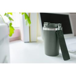 Kubek termiczny 350 ml | Nairod z nadrukiem Twojego logo, materiał: pp, stal nierdzewna, stal, kolor: zielony