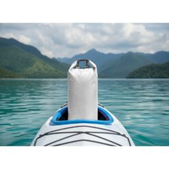 Wodoodporna torba, worek 20 L | Buklor z nadrukiem Twojego logo, materiał: pp, pvc, poliester, ripstop, kolor: biały