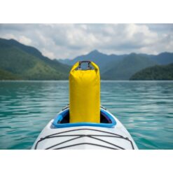 Wodoodporna torba, worek 20 L | Buklor z nadrukiem Twojego logo, materiał: pp, pvc, poliester, ripstop, kolor: żółty