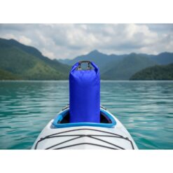 Wodoodporna torba, worek 20 L | Buklor z nadrukiem Twojego logo, materiał: pp, pvc, poliester, ripstop, kolor: niebieski