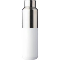 Butelka termiczna 600 ml z nadrukiem Twojego logo, materiał: stal nierdzewna, stal, kolor: biały