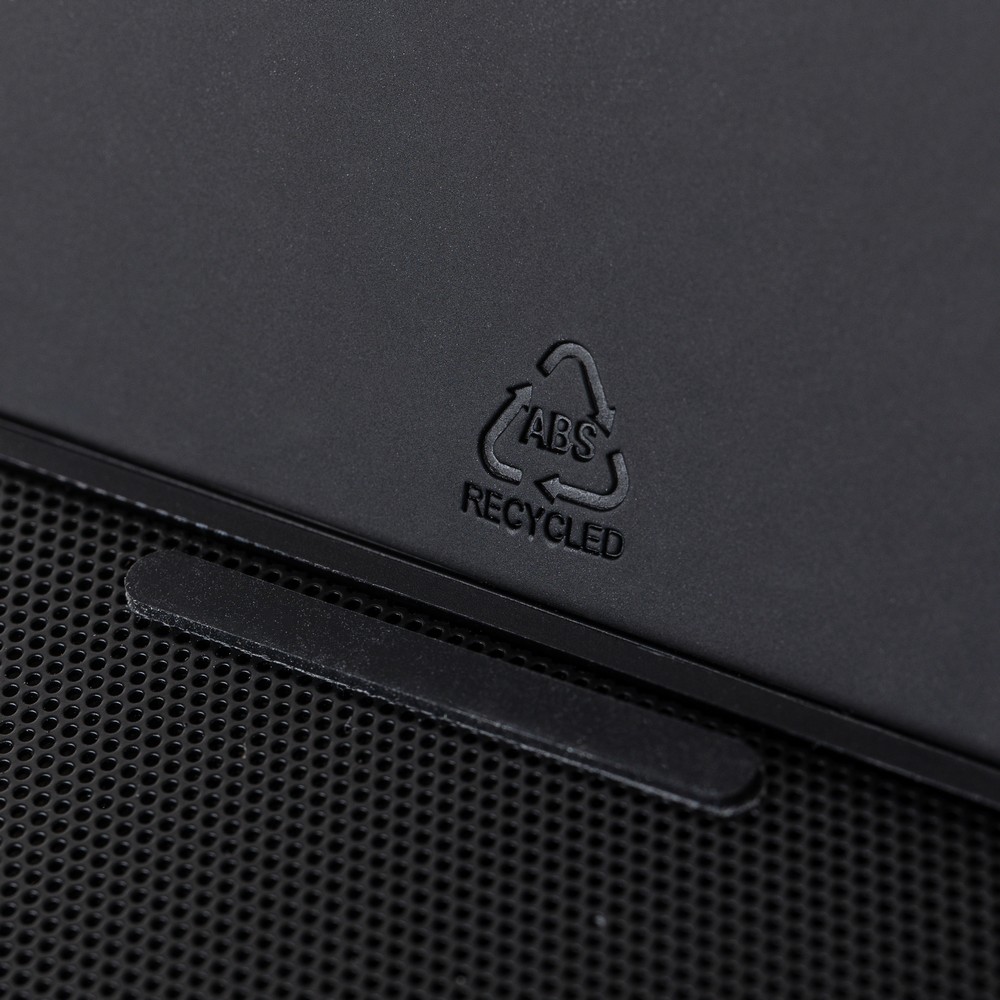 Ładowarka bezprzewodowa 15W z nadrukiem Twojego logo, materiał: metal, plastik, pu, kolor: czarny Ładowarka bezprzewodowa 15W z nadrukiem Twojego logo, materiał: metal, plastik, pu, kolor: czarny