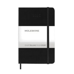 Kalendarz MOLESKINE z nadrukiem Twojego logo, materiał: papier, pp, kolor: czarny