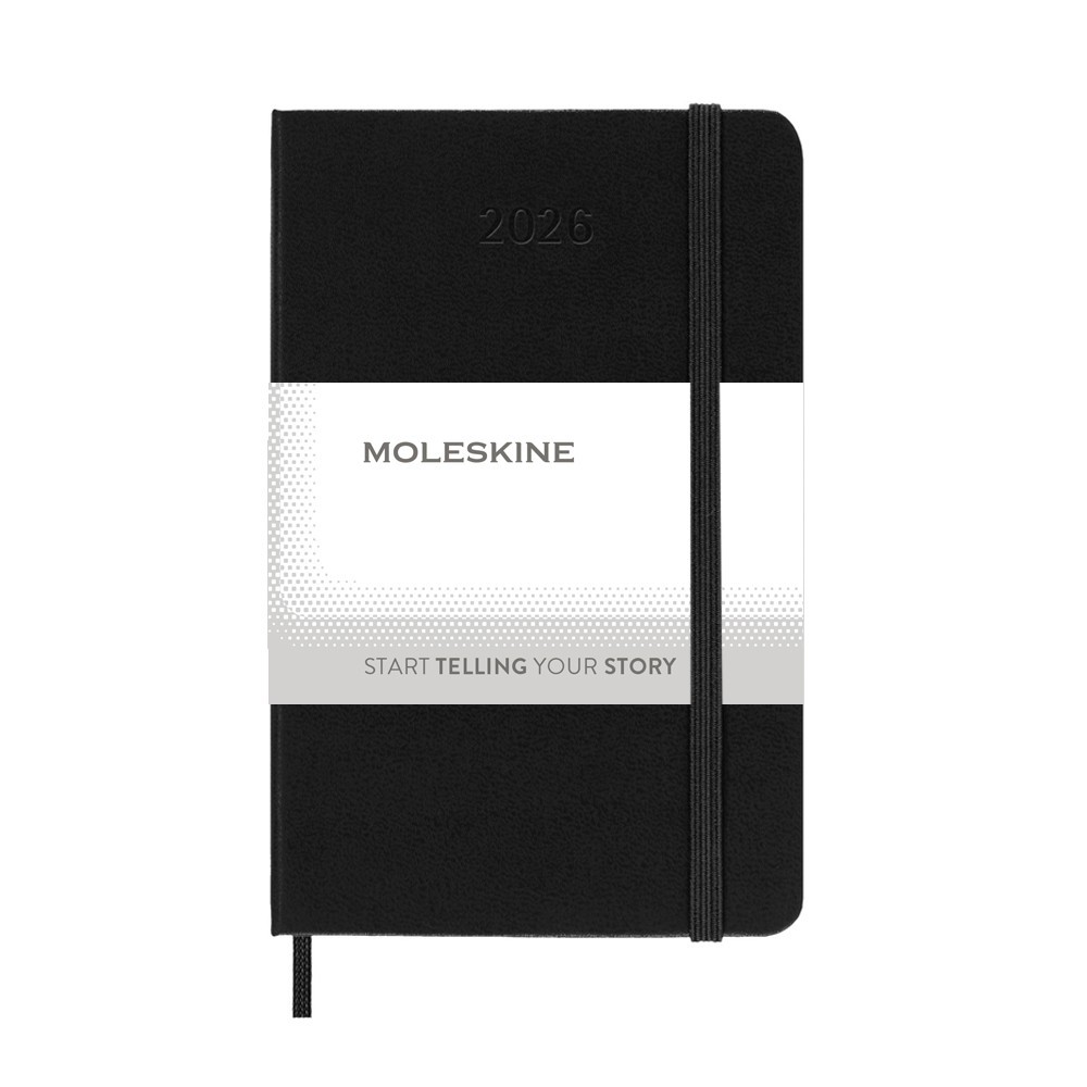 Kalendarz MOLESKINE z nadrukiem Twojego logo, materiał: papier, pp, kolor: czarny Kalendarz MOLESKINE z nadrukiem Twojego logo, materiał: papier, pp, kolor: czarny