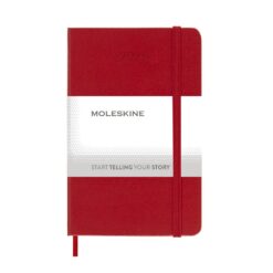 Kalendarz MOLESKINE z nadrukiem Twojego logo, materiał: papier, pp, kolor: czerwony