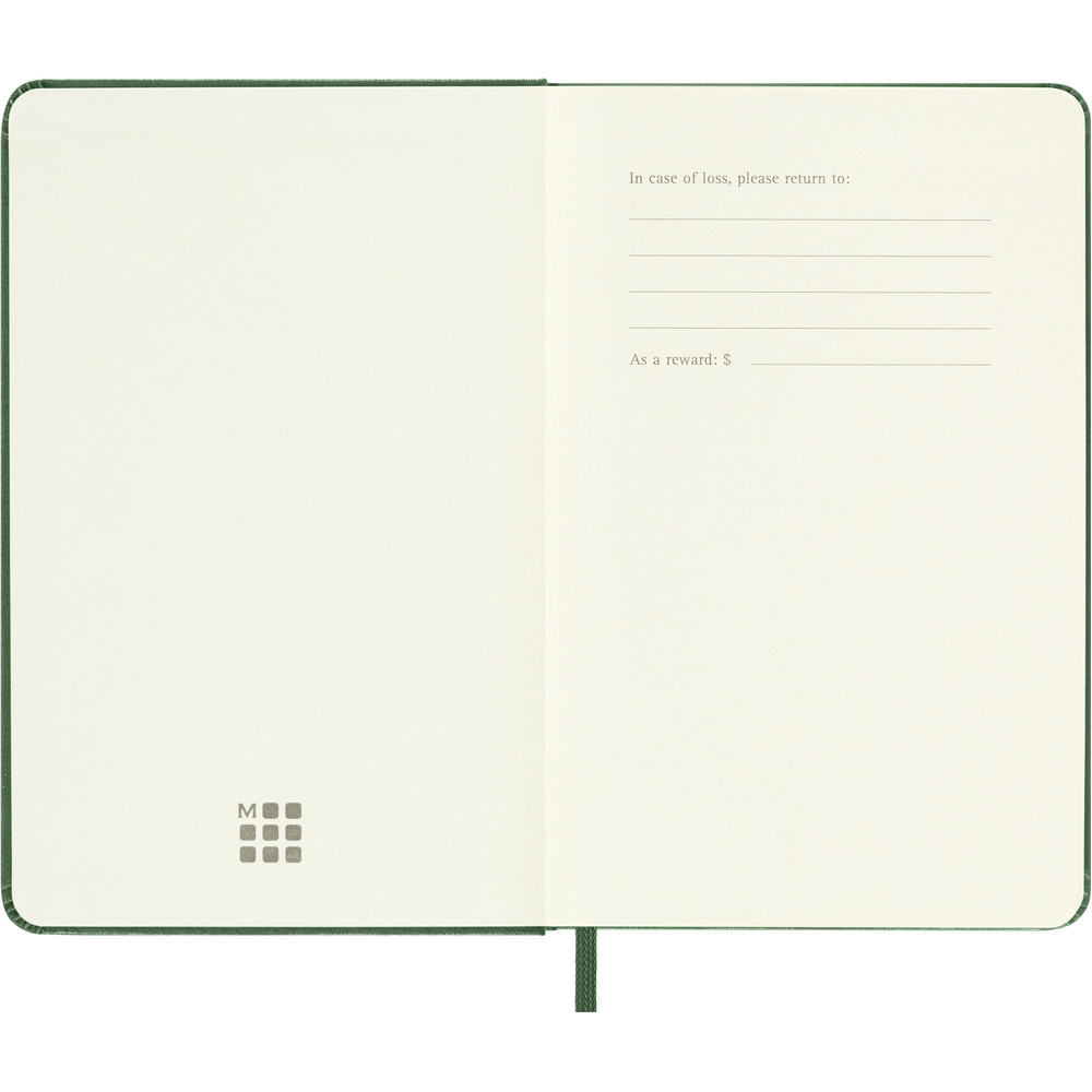 Kalendarz MOLESKINE z nadrukiem Twojego logo, materiał: papier, pp, kolor: khaki Kalendarz MOLESKINE z nadrukiem Twojego logo, materiał: papier, pp, kolor: khaki