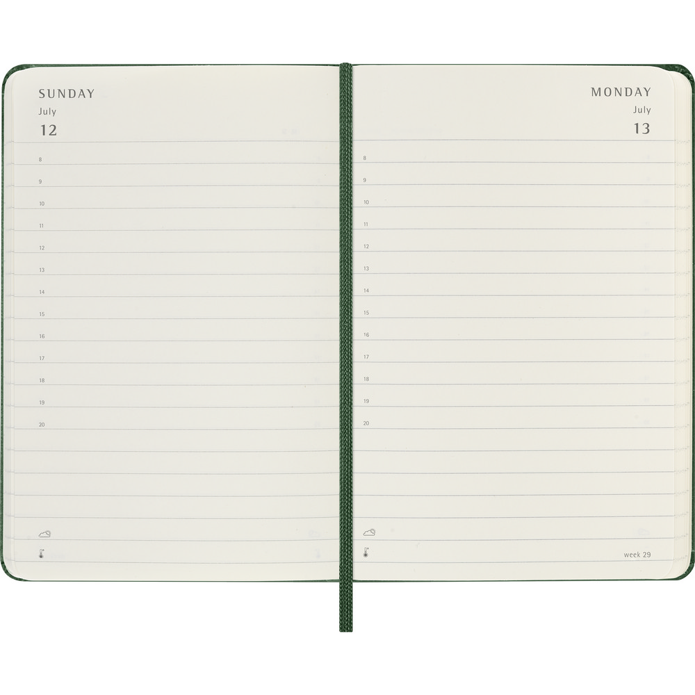 Kalendarz MOLESKINE z nadrukiem Twojego logo, materiał: papier, pp, kolor: khaki Kalendarz MOLESKINE z nadrukiem Twojego logo, materiał: papier, pp, kolor: khaki