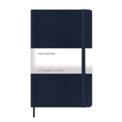 Kalendarz MOLESKINE z nadrukiem Twojego logo, materiał: pu, papier, kolor: ciemnoniebieski