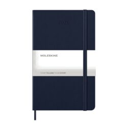 Kalendarz MOLESKINE z nadrukiem Twojego logo, materiał: papier, pp, kolor: ciemnoniebieski
