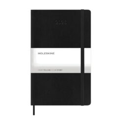 Kalendarz MOLESKINE z nadrukiem Twojego logo, materiał: pu, papier, kolor: czarny