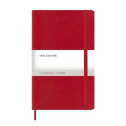 Kalendarz MOLESKINE z nadrukiem Twojego logo, materiał: pu, papier, kolor: czerwony