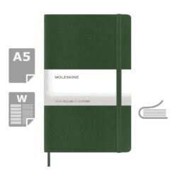 Kalendarz MOLESKINE z nadrukiem Twojego logo, materiał: pu, papier, kolor: khaki