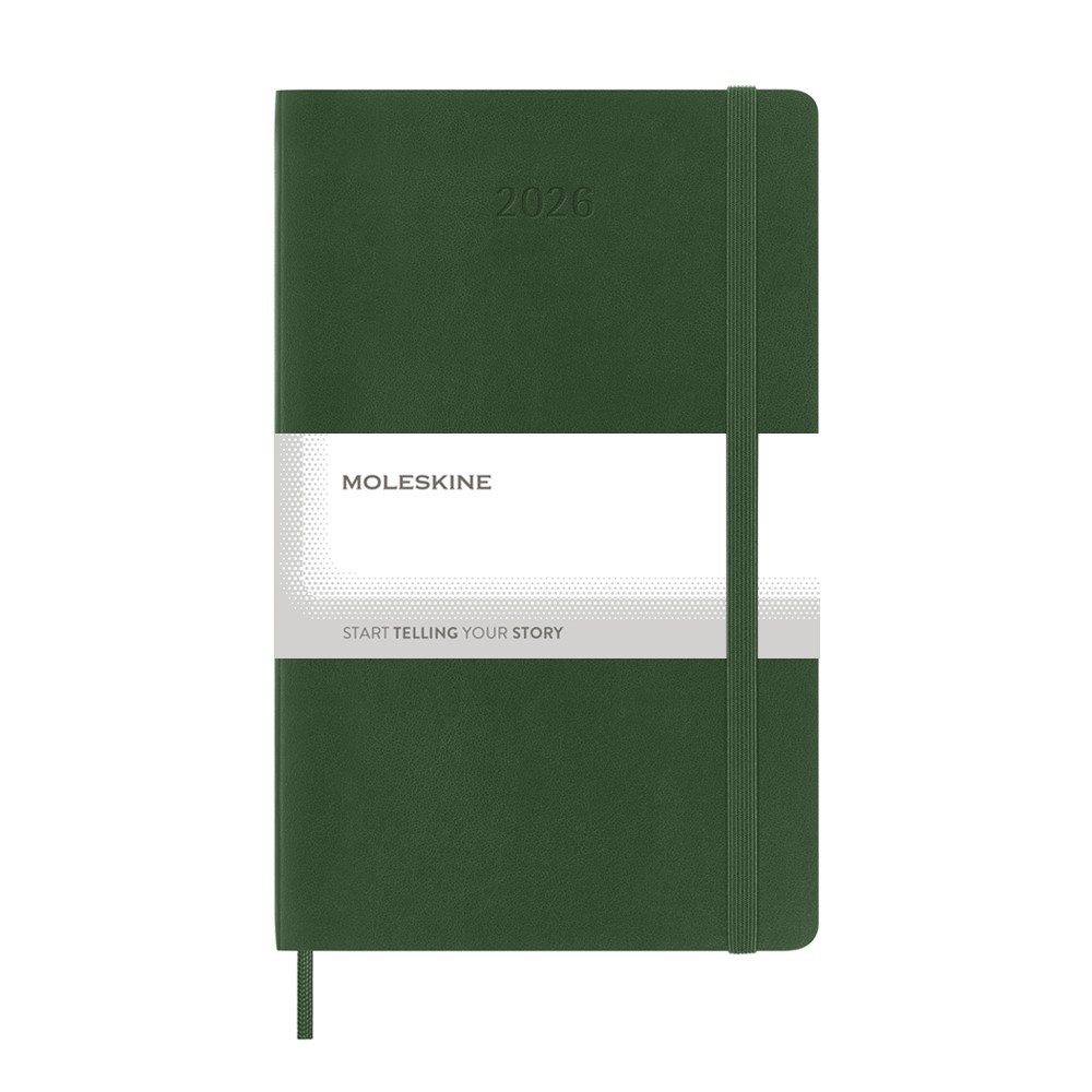 Kalendarz MOLESKINE z nadrukiem Twojego logo, materiał: pu, papier, kolor: khaki Kalendarz MOLESKINE z nadrukiem Twojego logo, materiał: pu, papier, kolor: khaki