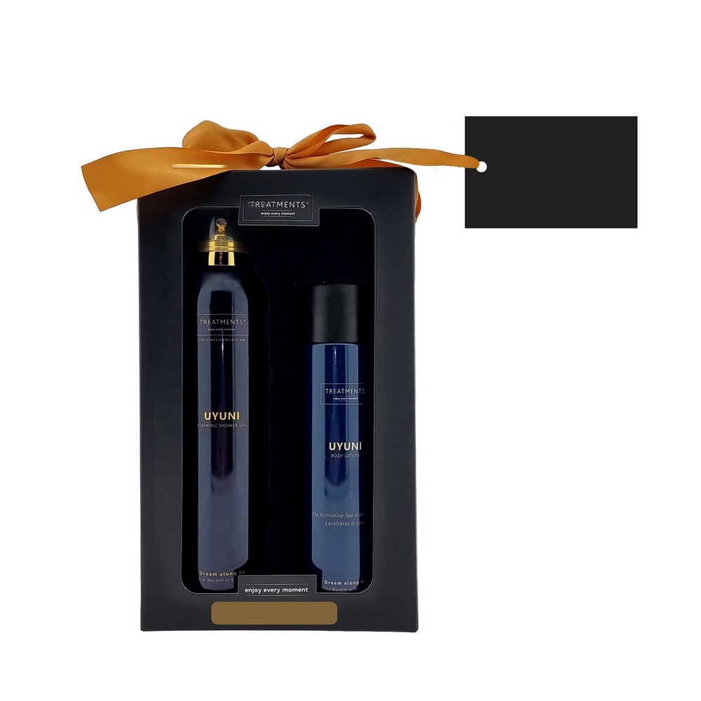 Zestaw kosmetyków Tenderness TREATMENTS z nadrukiem Twojego logo, materiał: metal, plastik, karton, kolor: niebieski Zestaw kosmetyków Tenderness TREATMENTS z nadrukiem Twojego logo, materiał: metal, plastik, karton, kolor: niebieski