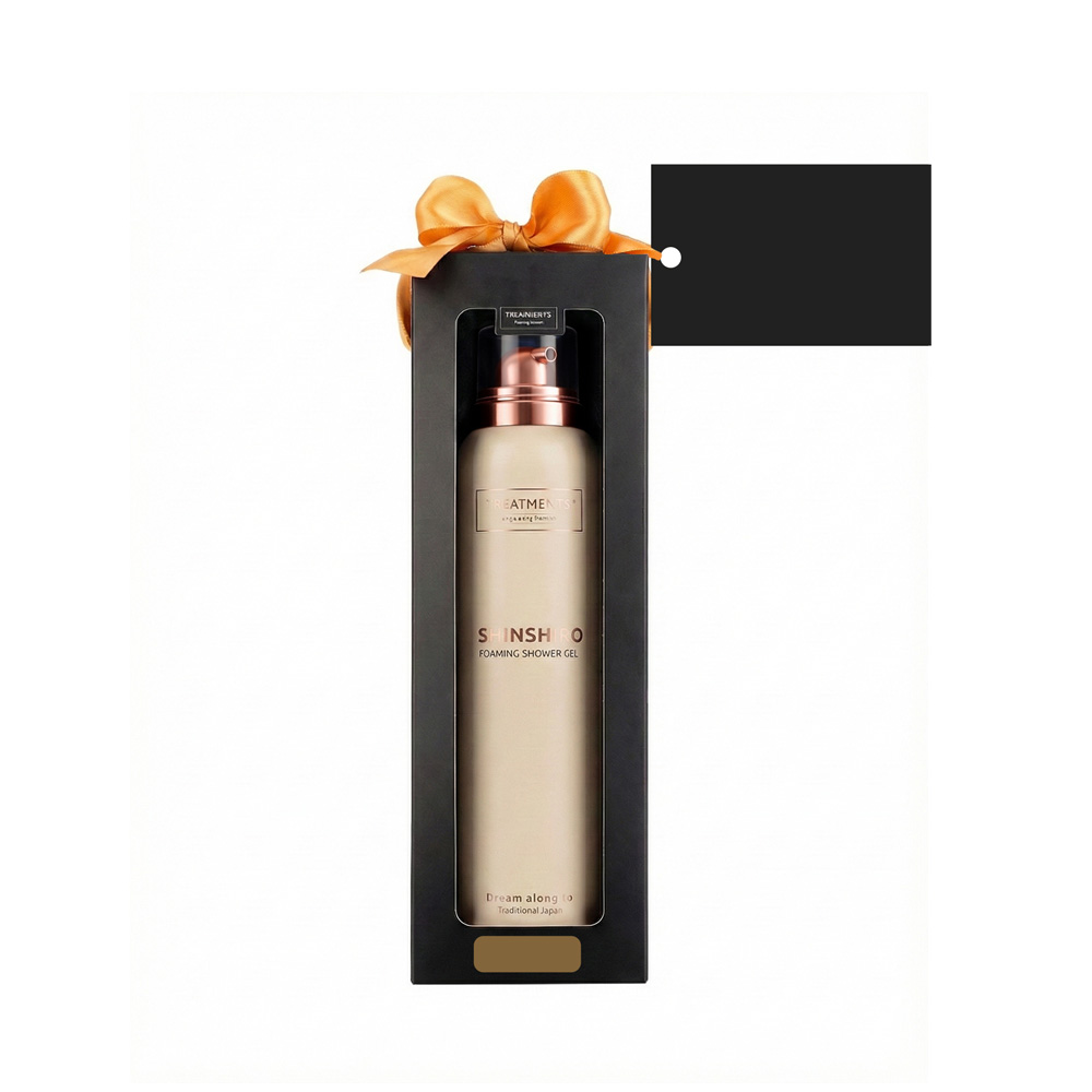 Pieniący się żel pod prysznic TREATMENTS z nadrukiem Twojego logo, materiał: plastik, karton, kolor: szary Pieniący się żel pod prysznic TREATMENTS z nadrukiem Twojego logo, materiał: plastik, karton, kolor: szary