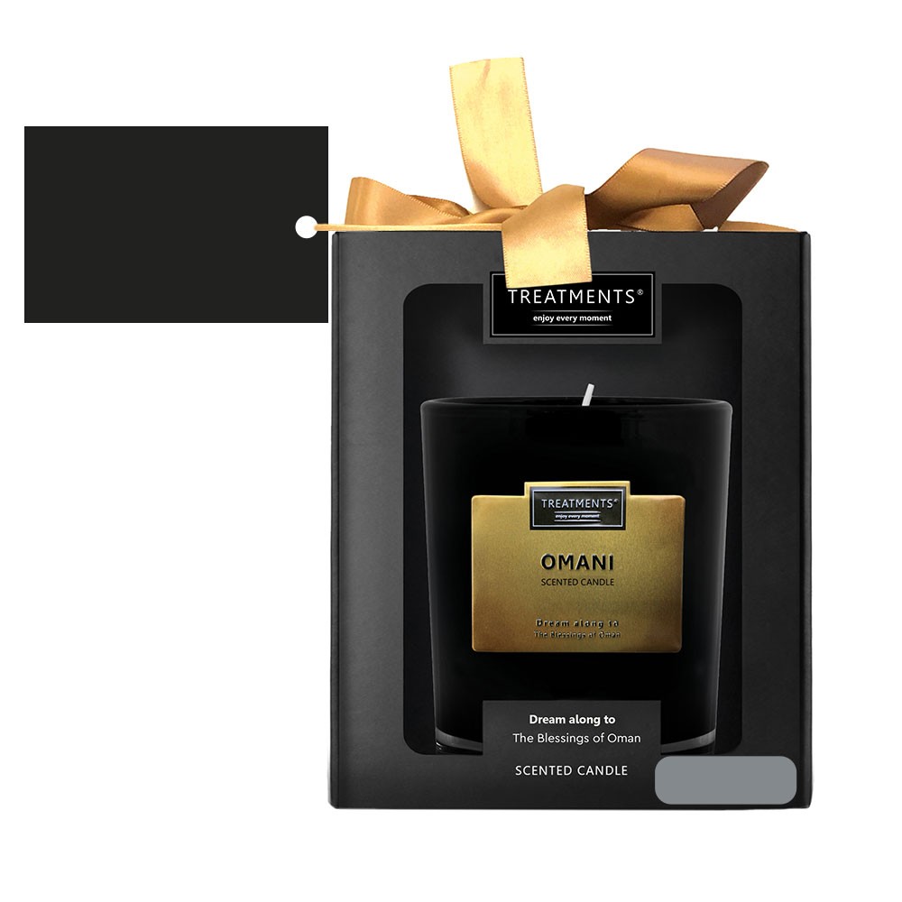 Świeczka zapachowa TREATMENTS z nadrukiem Twojego logo, materiał: guma, karton, drewno, szkło, kolor: żółty Świeczka zapachowa TREATMENTS z nadrukiem Twojego logo, materiał: guma, karton, drewno, szkło, kolor: żółty