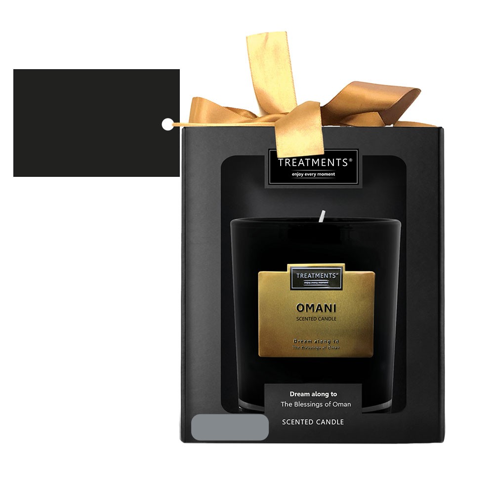 Świeczka zapachowa TREATMENTS z nadrukiem Twojego logo, materiał: guma, karton, drewno, szkło, kolor: żółty Świeczka zapachowa TREATMENTS z nadrukiem Twojego logo, materiał: guma, karton, drewno, szkło, kolor: żółty