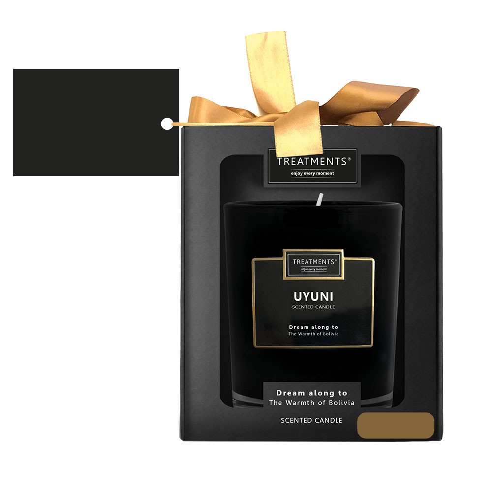 Świeczka zapachowa TREATMENTS z nadrukiem Twojego logo, materiał: guma, karton, drewno, szkło, kolor: niebieski Świeczka zapachowa TREATMENTS z nadrukiem Twojego logo, materiał: guma, karton, drewno, szkło, kolor: niebieski