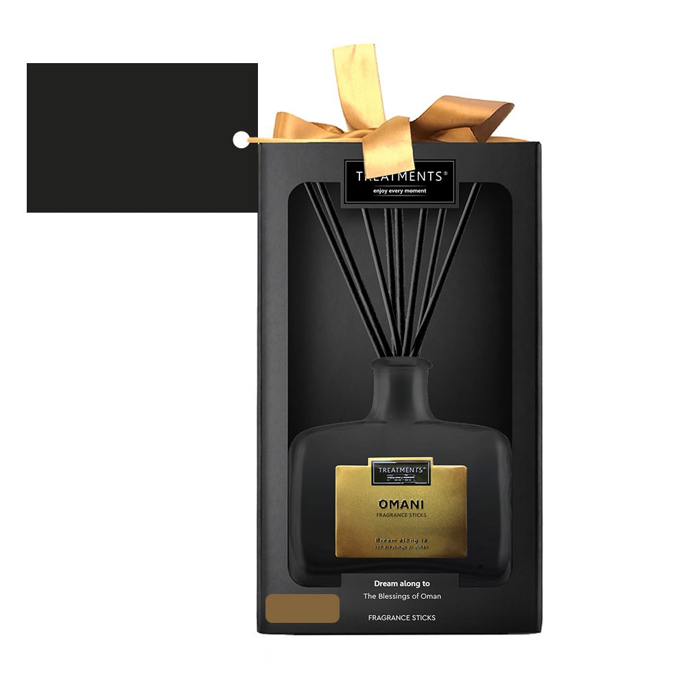 Patyczki zapachowe TREATMENTS z nadrukiem Twojego logo, materiał: guma, karton, szkło, kolor: żółty Patyczki zapachowe TREATMENTS z nadrukiem Twojego logo, materiał: guma, karton, szkło, kolor: żółty