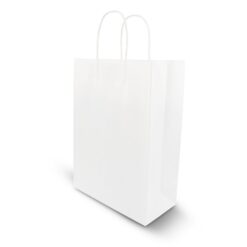 Torba papierowa A5 | Dialla SX z nadrukiem Twojego logo, materiał: papier, kolor: biały