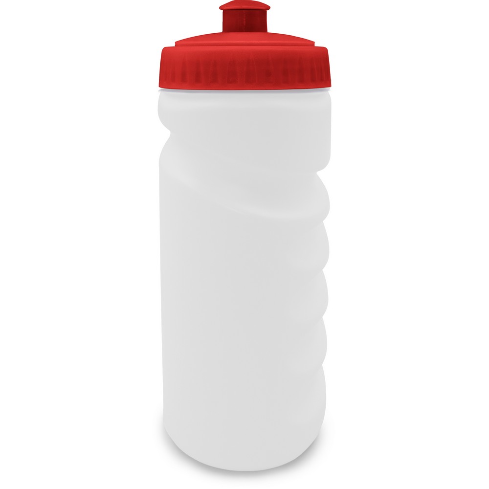 Bidon 500 ml z nadrukiem Twojego logo, materiał: pp, pe, kolor: czerwony Bidon 500 ml z nadrukiem Twojego logo, materiał: pp, pe, kolor: czerwony