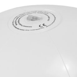 Dmuchana piłka plażowa | Brianda z nadrukiem Twojego logo, materiał: pvc, kolor: biały