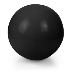 Dmuchana piłka plażowa | Brianda z nadrukiem Twojego logo, materiał: pvc, kolor: czarny