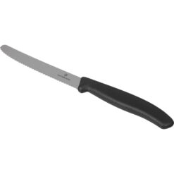 Nóż kuchenny Victorinox Swiss Classic z nadrukiem Twojego logo, materiał: stal nierdzewna, stal, kolor: czarny