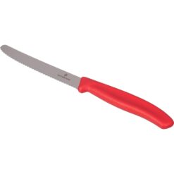 Nóż kuchenny Victorinox Swiss Classic z nadrukiem Twojego logo, materiał: stal nierdzewna, stal, kolor: czerwony