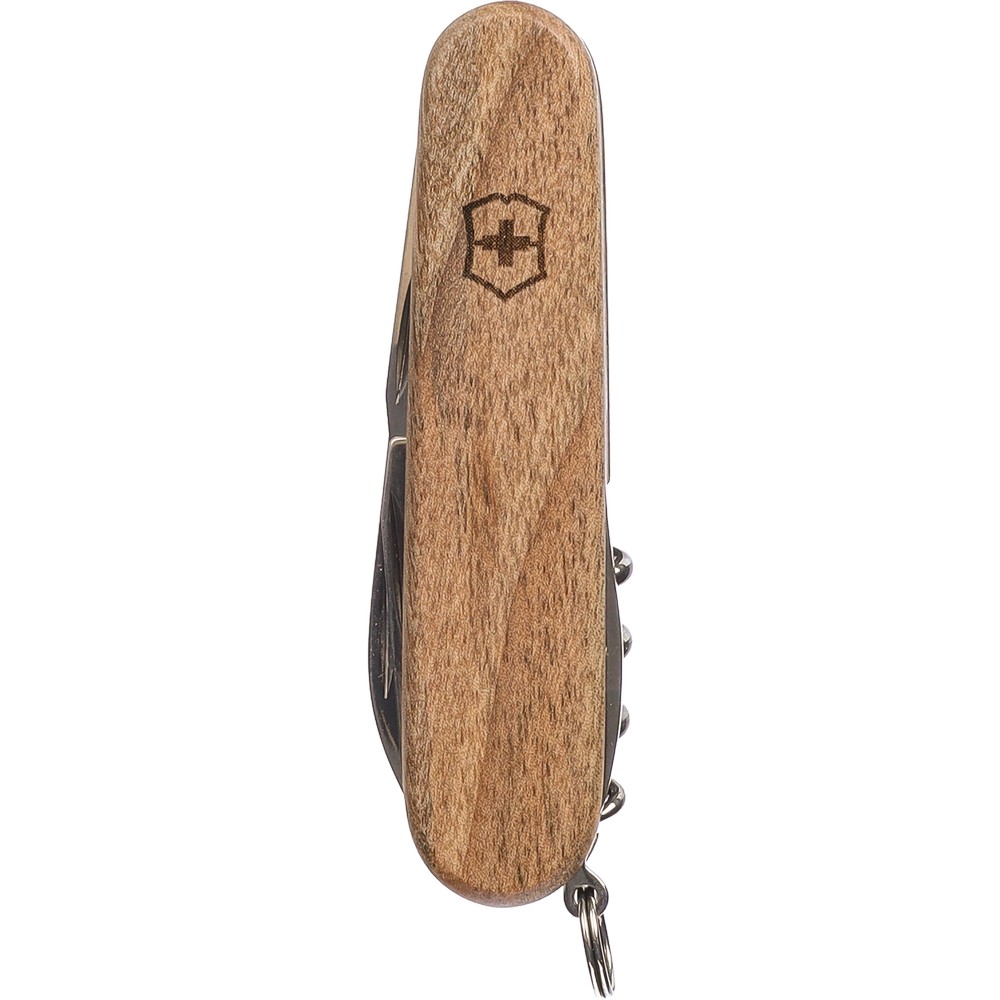 Nóż wielofunkcyjny Victorinox Swiss Army Spartan Wood z nadrukiem Twojego logo, materiał: drewno, stal nierdzewna, stal, kolor: neutralny Nóż wielofunkcyjny Victorinox Swiss Army Spartan Wood z nadrukiem Twojego logo, materiał: drewno, stal nierdzewna, stal, kolor: neutralny