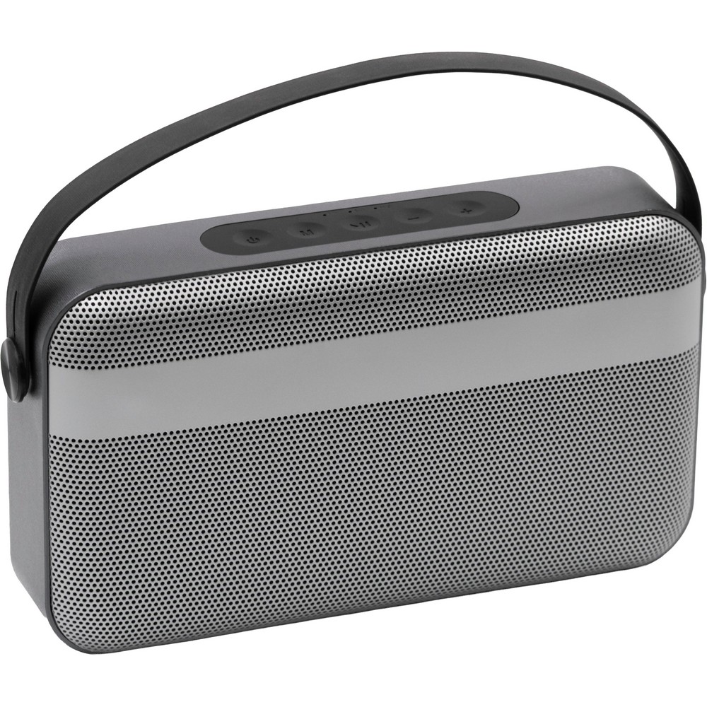 Głośnik bezprzewodowy 16W BrandCharger Nano Beast z nadrukiem Twojego logo, materiał: plastik, aluminium, kolor: czarny Głośnik bezprzewodowy 16W BrandCharger Nano Beast z nadrukiem Twojego logo, materiał: plastik, aluminium, kolor: czarny