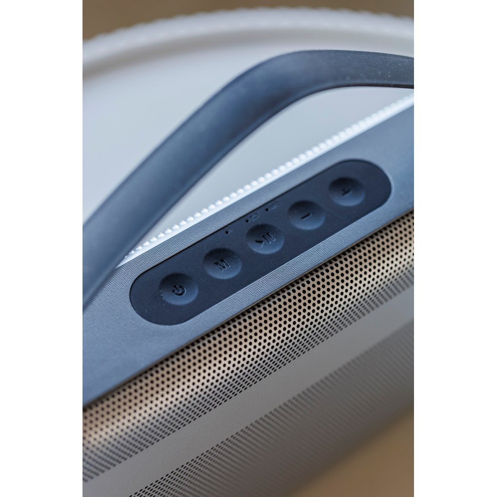 Głośnik bezprzewodowy 16W BrandCharger Nano Beast z nadrukiem Twojego logo, materiał: plastik, aluminium, kolor: czarny Głośnik bezprzewodowy 16W BrandCharger Nano Beast z nadrukiem Twojego logo, materiał: plastik, aluminium, kolor: czarny