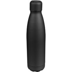 Butelka termiczna 500 ml z nadrukiem Twojego logo, materiał: stal nierdzewna, stal, kolor: czarny