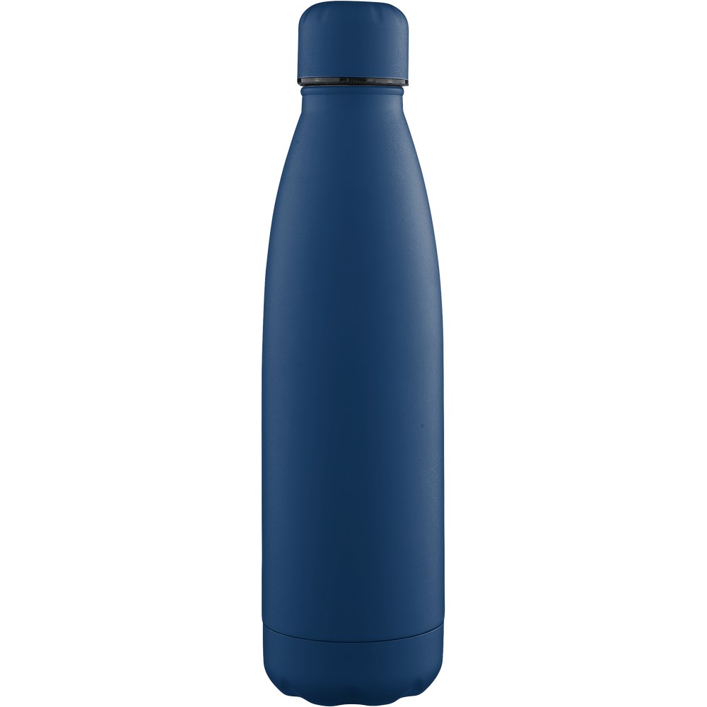 Butelka termiczna 500 ml z nadrukiem Twojego logo, materiał: stal nierdzewna, stal, kolor: granatowy Butelka termiczna 500 ml z nadrukiem Twojego logo, materiał: stal nierdzewna, stal, kolor: granatowy