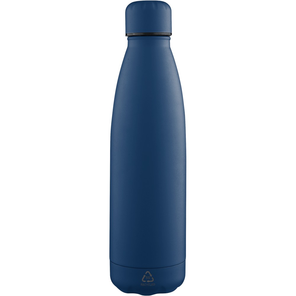 Butelka termiczna 500 ml z nadrukiem Twojego logo, materiał: stal nierdzewna, stal, kolor: granatowy Butelka termiczna 500 ml z nadrukiem Twojego logo, materiał: stal nierdzewna, stal, kolor: granatowy