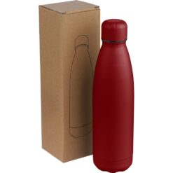 Butelka termiczna 500 ml z nadrukiem Twojego logo, materiał: stal nierdzewna, stal, kolor: burgund