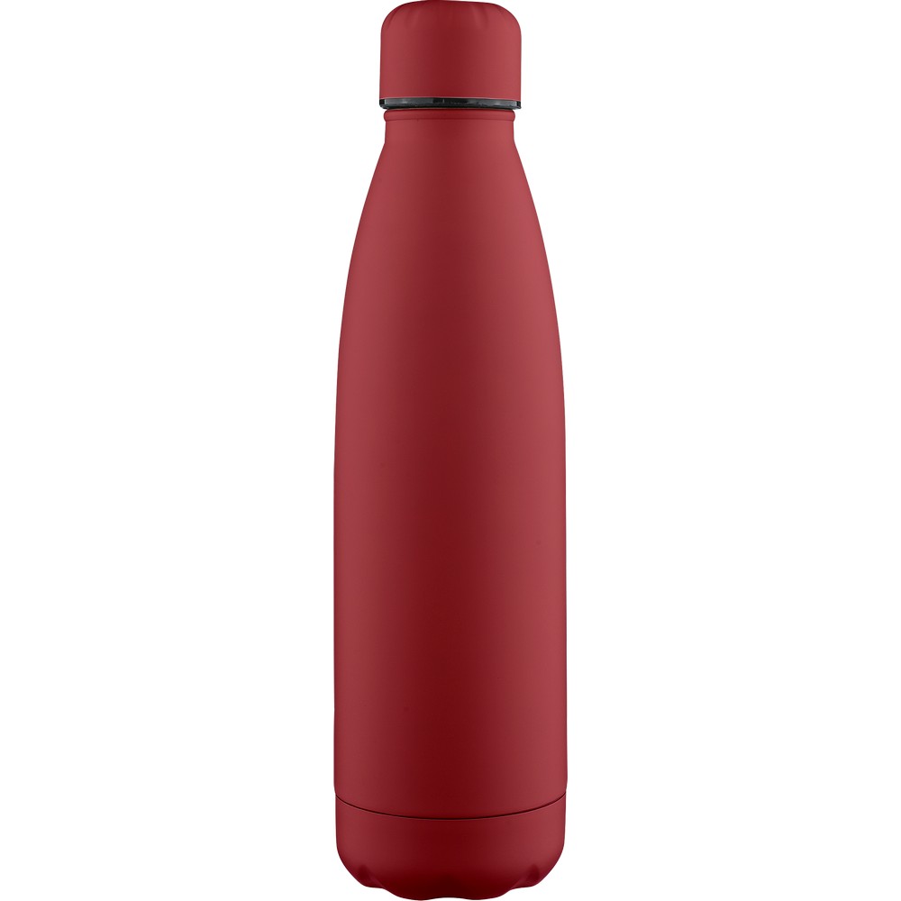 Butelka termiczna 500 ml z nadrukiem Twojego logo, materiał: stal nierdzewna, stal, kolor: burgund Butelka termiczna 500 ml z nadrukiem Twojego logo, materiał: stal nierdzewna, stal, kolor: burgund
