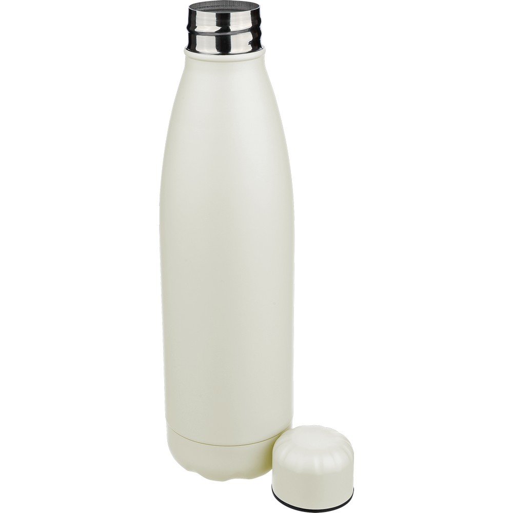 Butelka sportowa 700 ml z nadrukiem Twojego logo, materiał: stal nierdzewna, stal, kolor: biały Butelka sportowa 700 ml z nadrukiem Twojego logo, materiał: stal nierdzewna, stal, kolor: biały