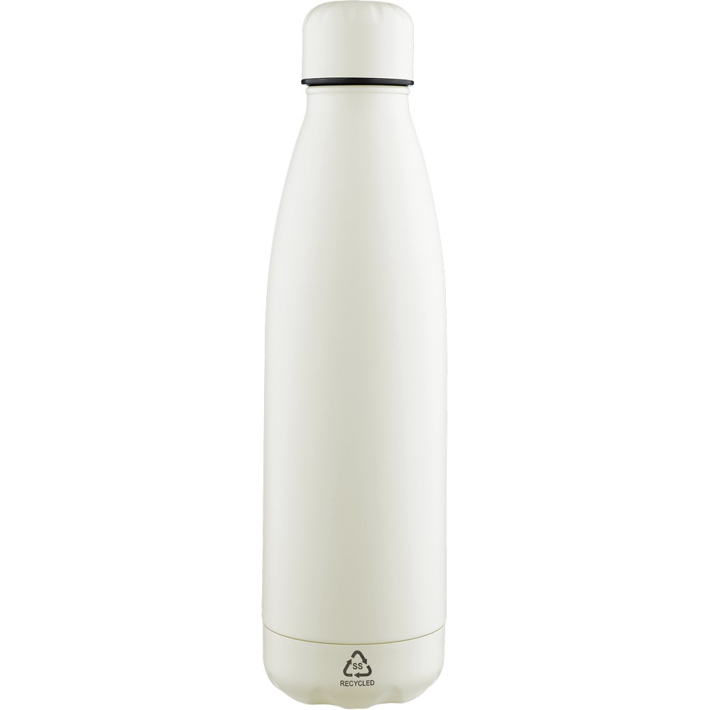 Butelka sportowa 700 ml z nadrukiem Twojego logo, materiał: stal nierdzewna, stal, kolor: biały Butelka sportowa 700 ml z nadrukiem Twojego logo, materiał: stal nierdzewna, stal, kolor: biały