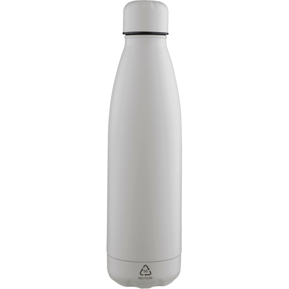 Butelka sportowa 700 ml z nadrukiem Twojego logo, materiał: stal nierdzewna, stal, kolor: szary Butelka sportowa 700 ml z nadrukiem Twojego logo, materiał: stal nierdzewna, stal, kolor: szary
