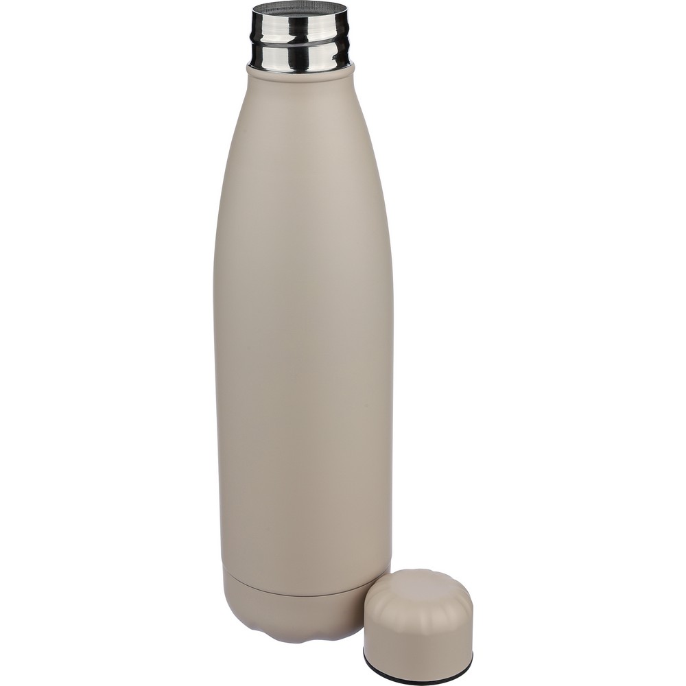 Butelka sportowa 700 ml z nadrukiem Twojego logo, materiał: stal nierdzewna, stal, kolor: beżowy Butelka sportowa 700 ml z nadrukiem Twojego logo, materiał: stal nierdzewna, stal, kolor: beżowy