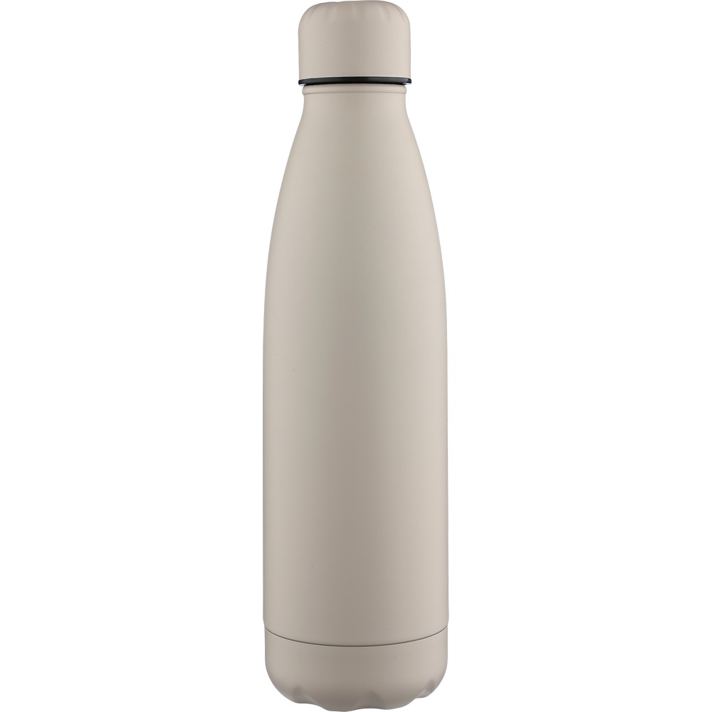 Butelka sportowa 700 ml z nadrukiem Twojego logo, materiał: stal nierdzewna, stal, kolor: beżowy Butelka sportowa 700 ml z nadrukiem Twojego logo, materiał: stal nierdzewna, stal, kolor: beżowy