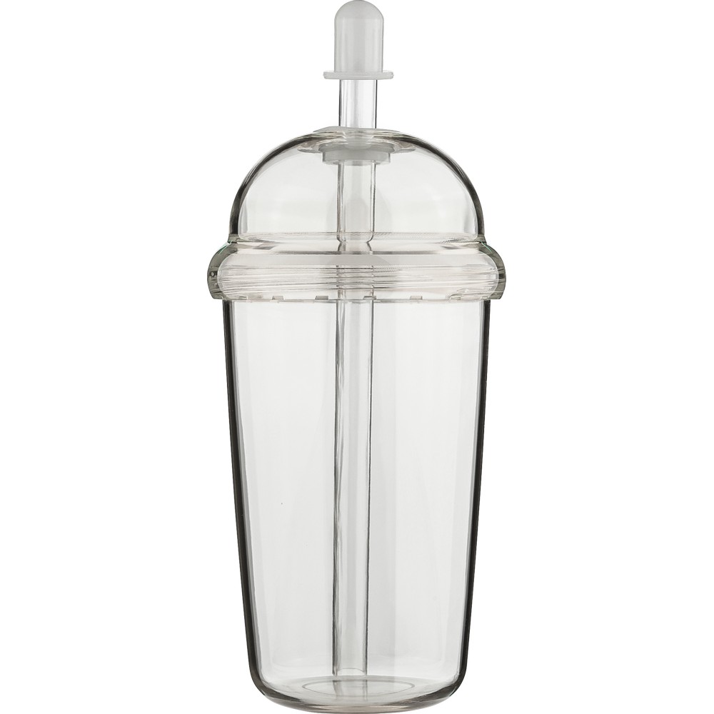 Kubek podróżny 500 ml z nadrukiem Twojego logo, materiał: silikon, rpet, as, kolor: neutralny Kubek podróżny 500 ml z nadrukiem Twojego logo, materiał: silikon, rpet, as, kolor: neutralny
