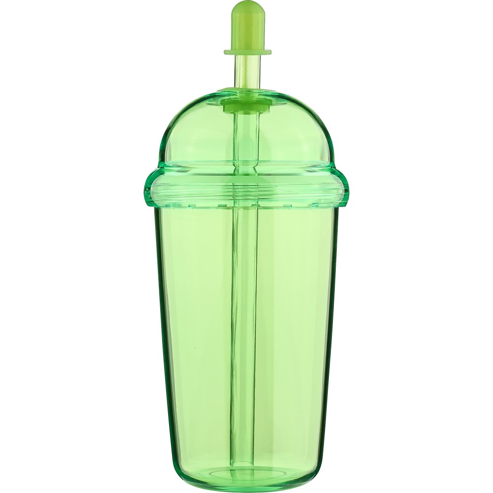 Kubek podróżny 500 ml z nadrukiem Twojego logo, materiał: silikon, rpet, as, kolor: jasnozielony Kubek podróżny 500 ml z nadrukiem Twojego logo, materiał: silikon, rpet, as, kolor: jasnozielony
