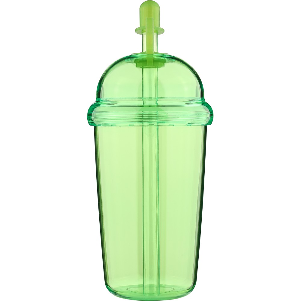 Kubek podróżny 500 ml z nadrukiem Twojego logo, materiał: silikon, rpet, as, kolor: jasnozielony Kubek podróżny 500 ml z nadrukiem Twojego logo, materiał: silikon, rpet, as, kolor: jasnozielony
